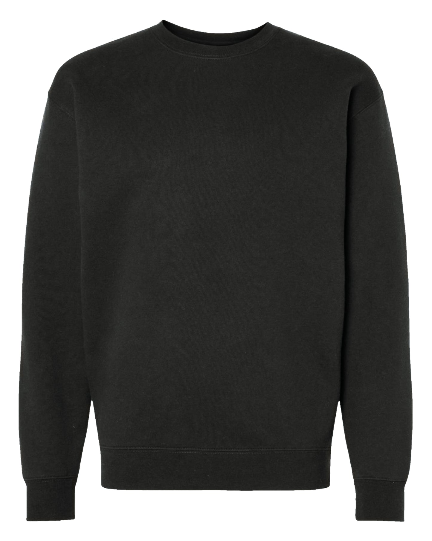 NEGRO, SUDADERA CUELLO REDONDO