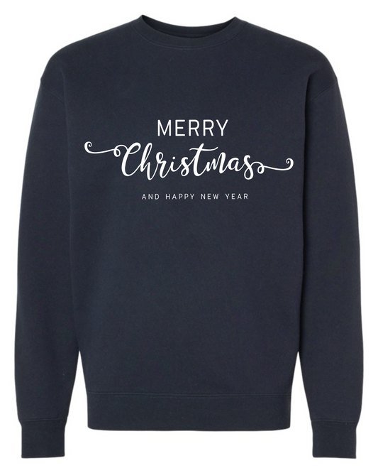 SUDADERA MERRY CHRISTMAS / AZUL NAVY
