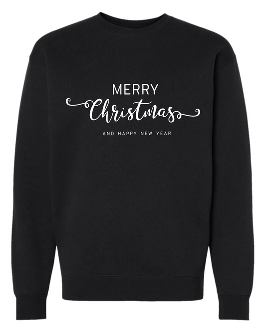 SUDADERA MERRY CHRISTMAS / NEGRO