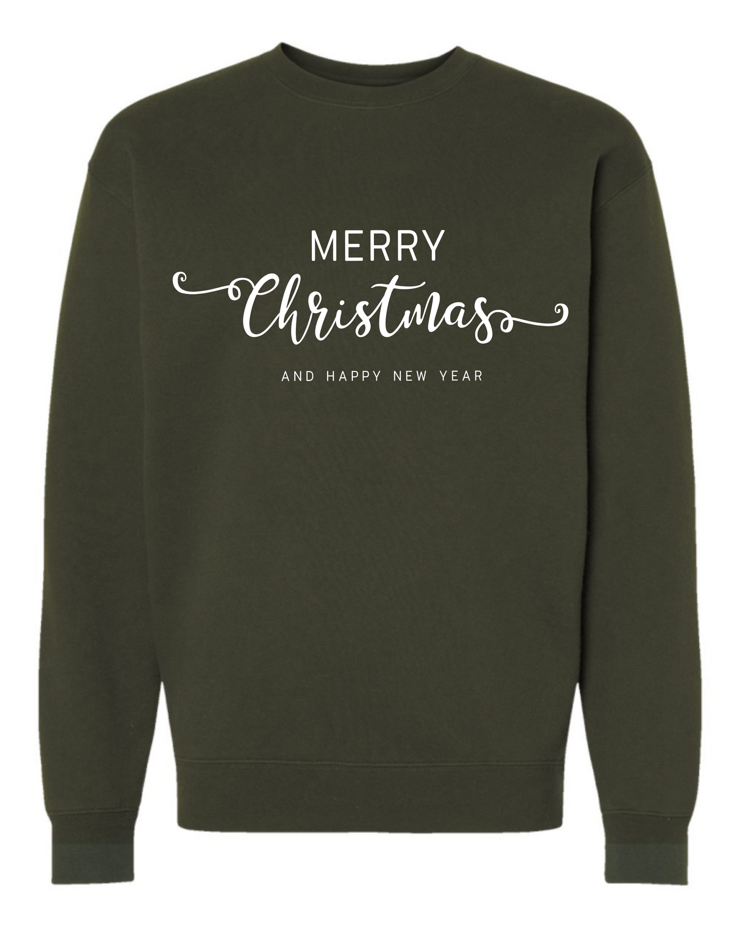 SADADERA MERRY CHRISTMAS / VERDE MILITAR