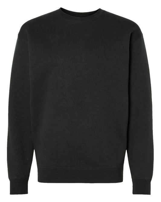 NEGRO, SUDADERA CUELLO REDONDO